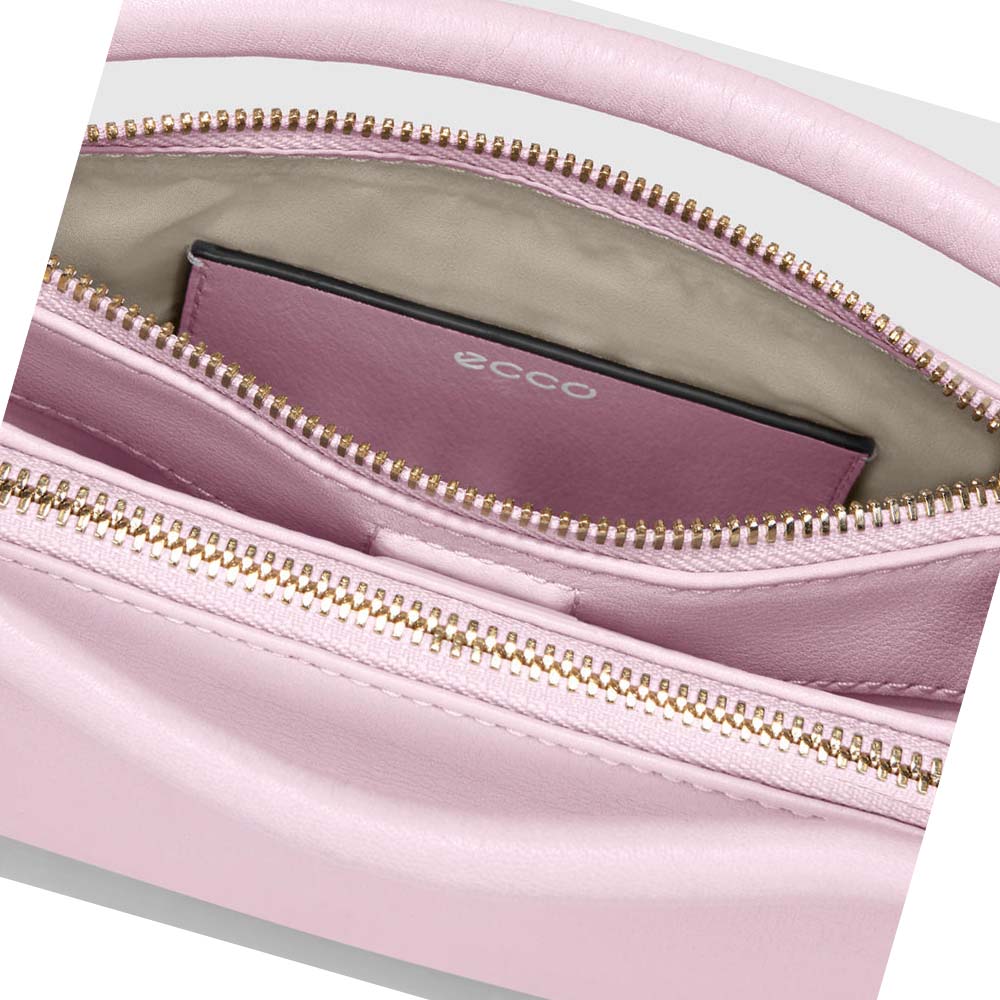 Women's Ecco Contact Crossbody Shoulder Bags Pink | USA 371YXF